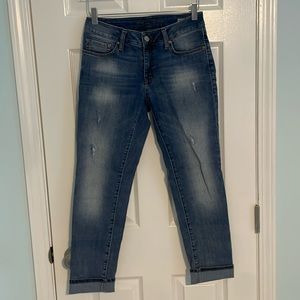 Mavi Jeans Distressed Medium Wash Jeans